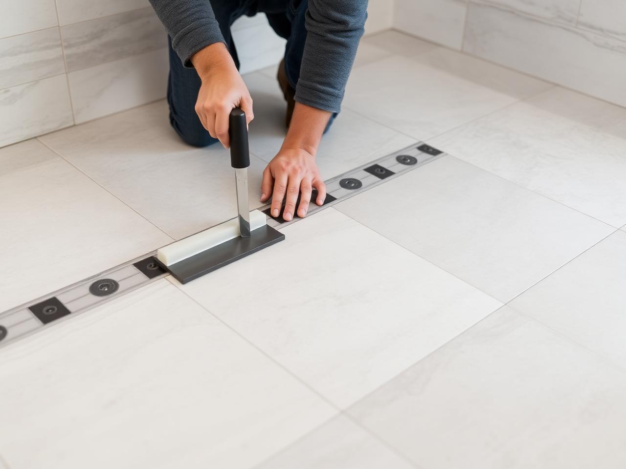 Tile installation
